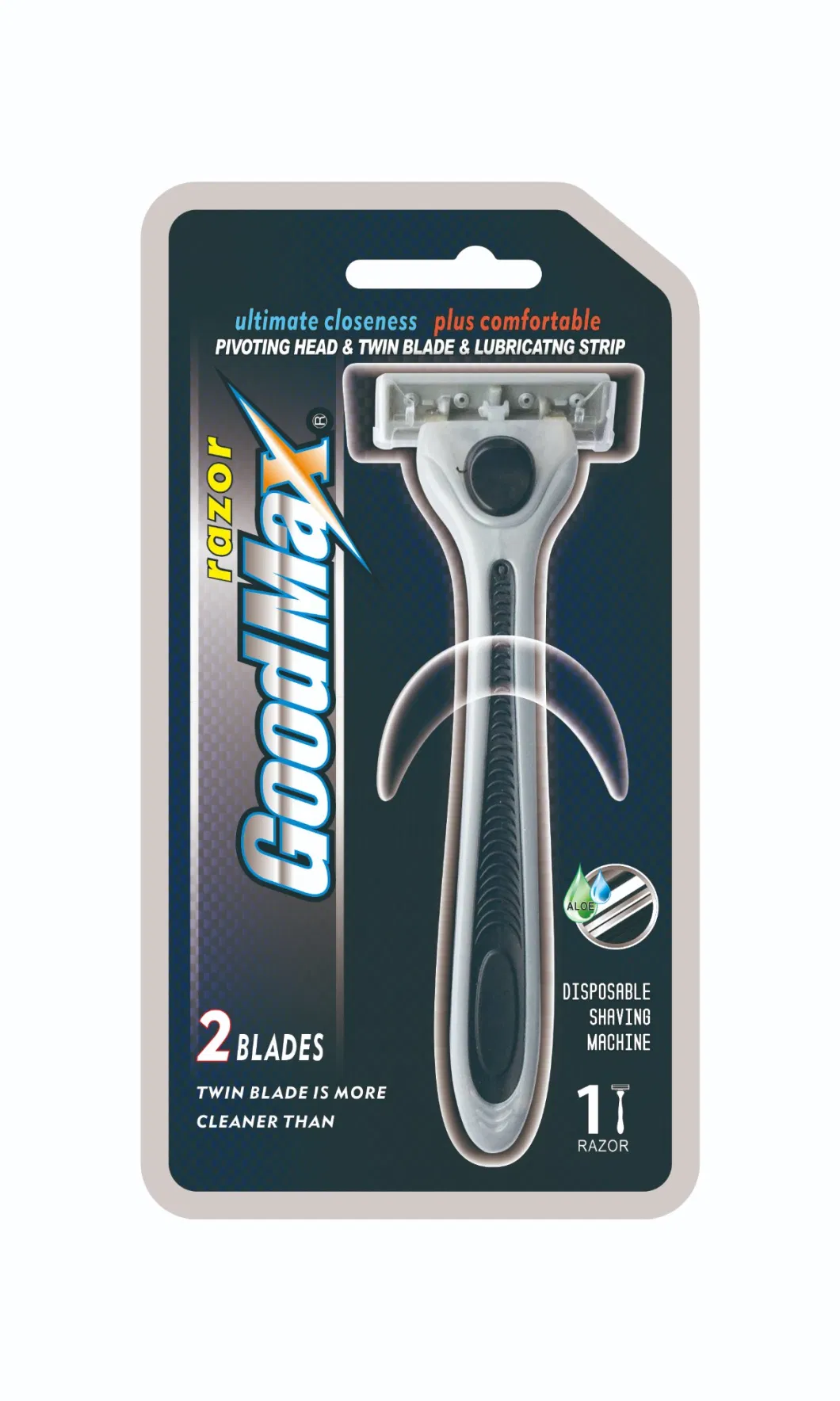 System Men Shaving Safety Twin Blade Razor