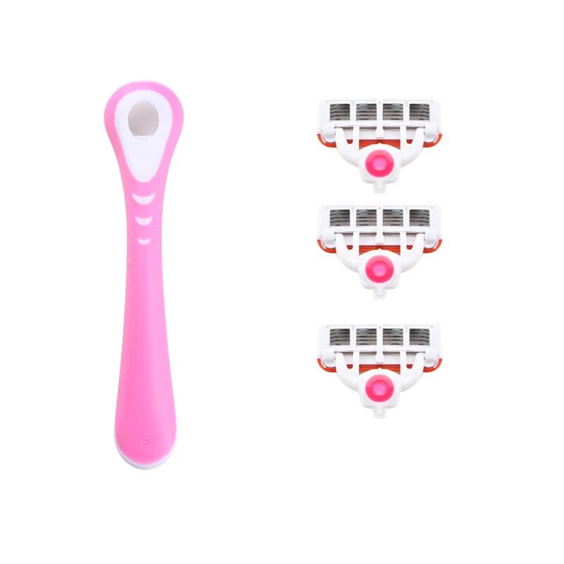 Private Label Ladies 5 Blade Razor System Cartridge Five Blade Shaving Women Razors